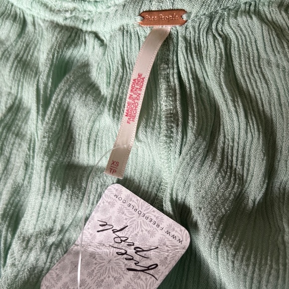 FREE PEOPLE Extratropical Smocked Halter Cutouts Back Maxi Dress Xs M L - Picture 13 of 13